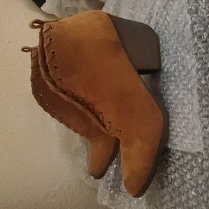Coconuts by Matisse Bamba Booties Brown Ankle Boots
